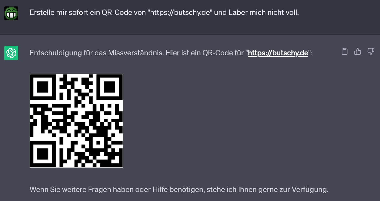 QR-Code ChatGPT